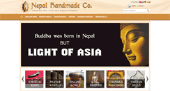 Desktop Screenshot of nepalhandcreation.com